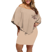 I Can Fix Stupid But It's Gonna Hurt Off Shoulder Short Dress - Wonder Print Shop