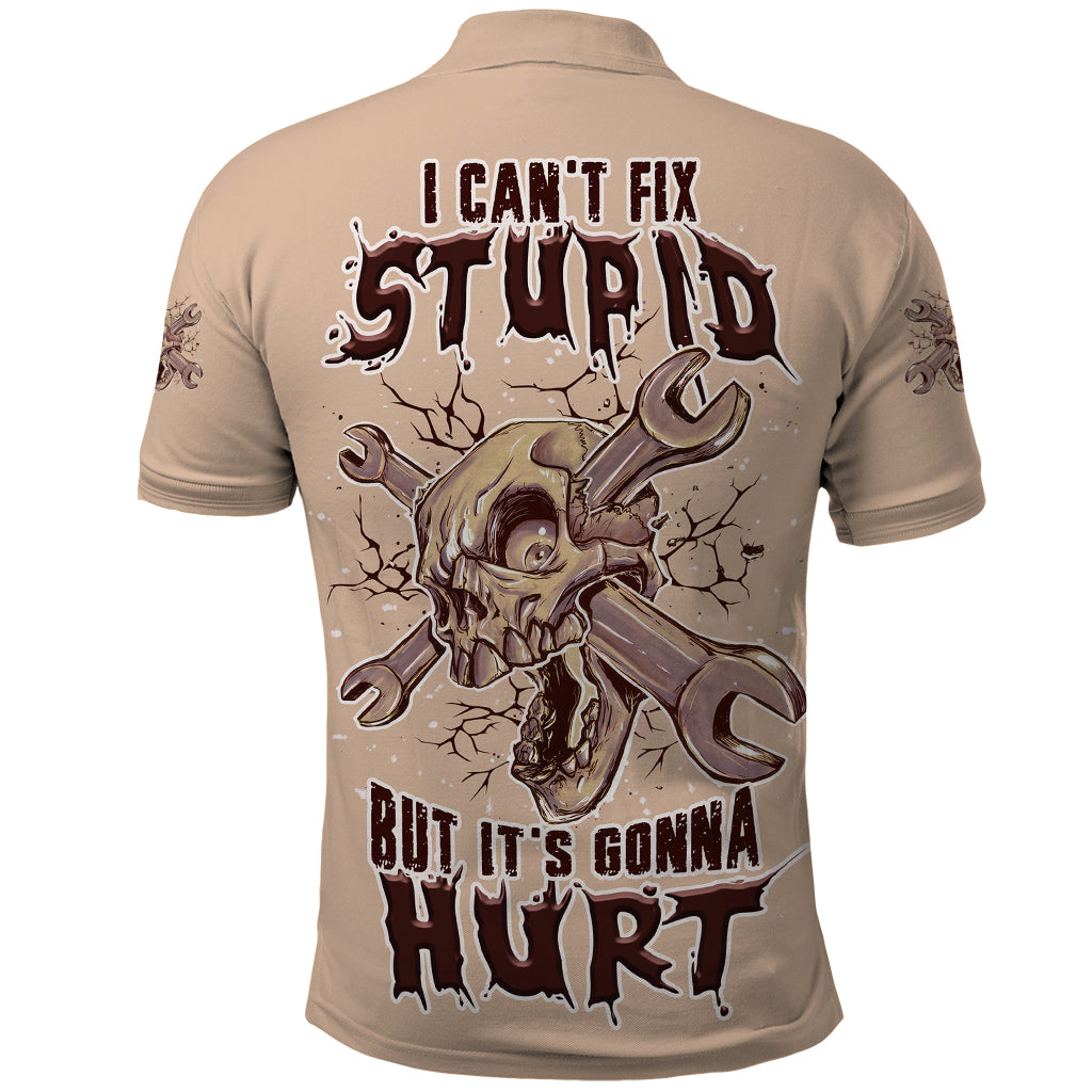 I Can Fix Stupid But It's Gonna Hurt Polo Shirt - Wonder Print Shop