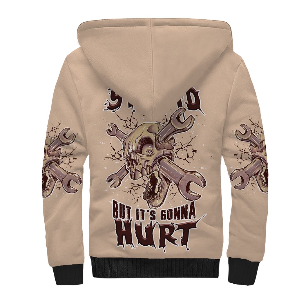 I Can Fix Stupid But It's Gonna Hurt Sherpa Hoodie - Wonder Print Shop