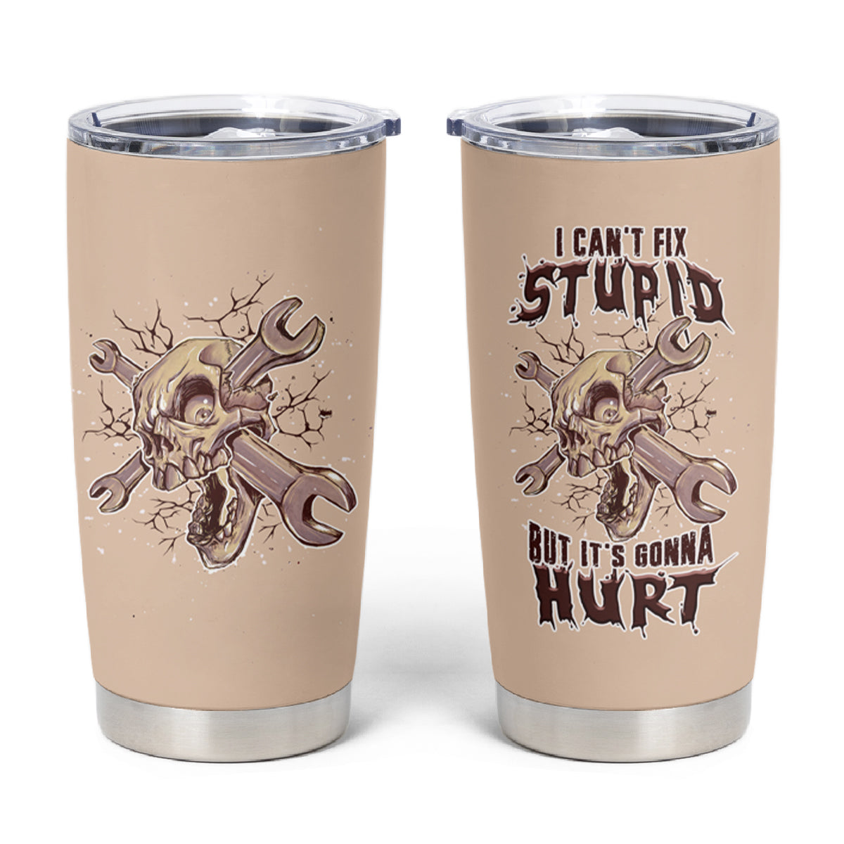 I Can Fix Stupid But It's Gonna Hurt Tumbler Cup - Wonder Print Shop