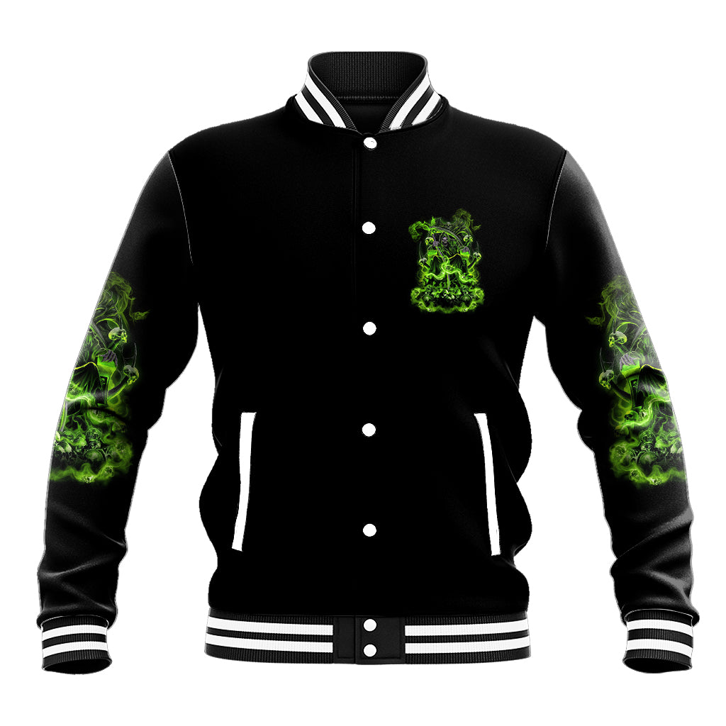 Walk Away I Have Anger Issues Baseball Jacket - Wonder Print Shop
