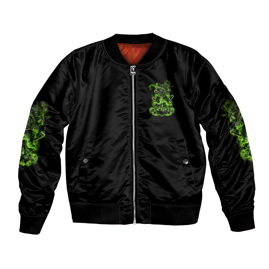 Walk Away I Have Anger Issues Bomber Jacket - Wonder Print Shop