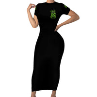 Walk Away I Have Anger Issues Family Matching Short Sleeve Bodycon Dress and Hawaiian Shirt - Wonder Print Shop