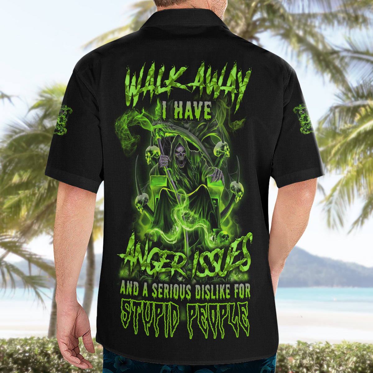 Walk Away I Have Anger Issues Hawaiian Shirt - Wonder Print Shop