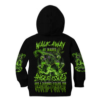 Walk Away I Have Anger Issues Kid Hoodie - Wonder Print Shop