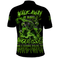 Walk Away I Have Anger Issues Polo Shirt - Wonder Print Shop