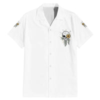 She Is Sunshine Skull Sunflower Family Matching Mermaid Dress and Hawaiian Shirt - Wonder Print Shop