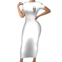 She Is Sunshine Skull Sunflower Family Matching Short Sleeve Bodycon Dress and Hawaiian Shirt - Wonder Print Shop