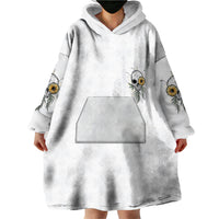 She Is Sunshine Skull Sunflower Wearable Blanket Hoodie - Wonder Print Shop