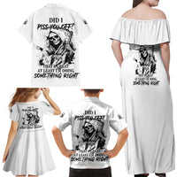 Did I Piss You Off Skull Reaper Family Matching Off Shoulder Maxi Dress and Hawaiian Shirt - Wonder Print Shop