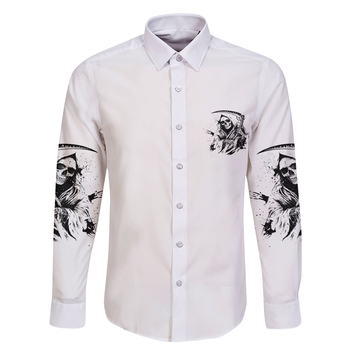 Did I Piss You Off Skull Reaper Family Matching Off Shoulder Maxi Dress and Hawaiian Shirt - Wonder Print Shop