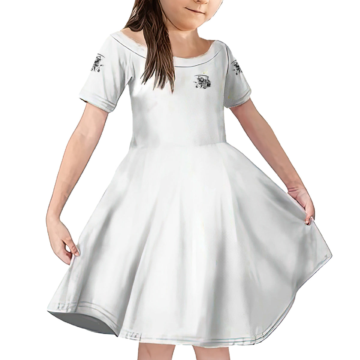 Did I Piss You Off Skull Reaper Family Matching Short Sleeve Bodycon Dress and Hawaiian Shirt - Wonder Print Shop