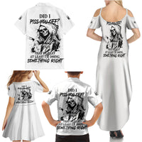 Did I Piss You Off Skull Reaper Family Matching Summer Maxi Dress and Hawaiian Shirt - Wonder Print Shop
