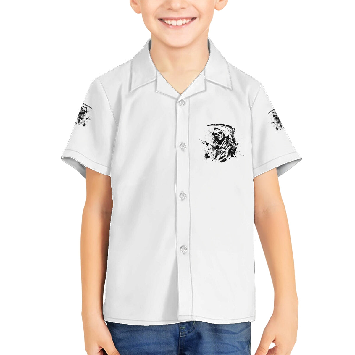 Did I Piss You Off Skull Reaper Family Matching Tank Maxi Dress and Hawaiian Shirt - Wonder Print Shop