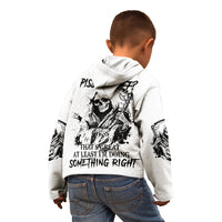 Did I Piss You Off Skull Reaper Kid Hoodie - Wonder Print Shop