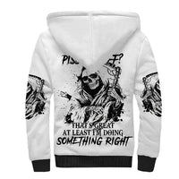 Did I Piss You Off Skull Reaper Sherpa Hoodie - Wonder Print Shop