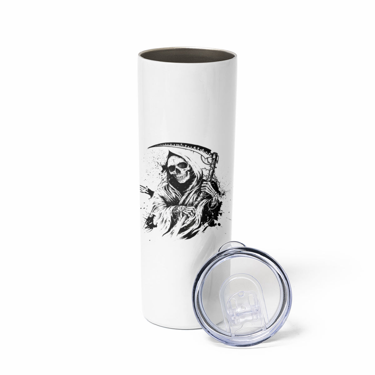 Did I Piss You Off Skull Reaper Skinny Tumbler - Wonder Print Shop