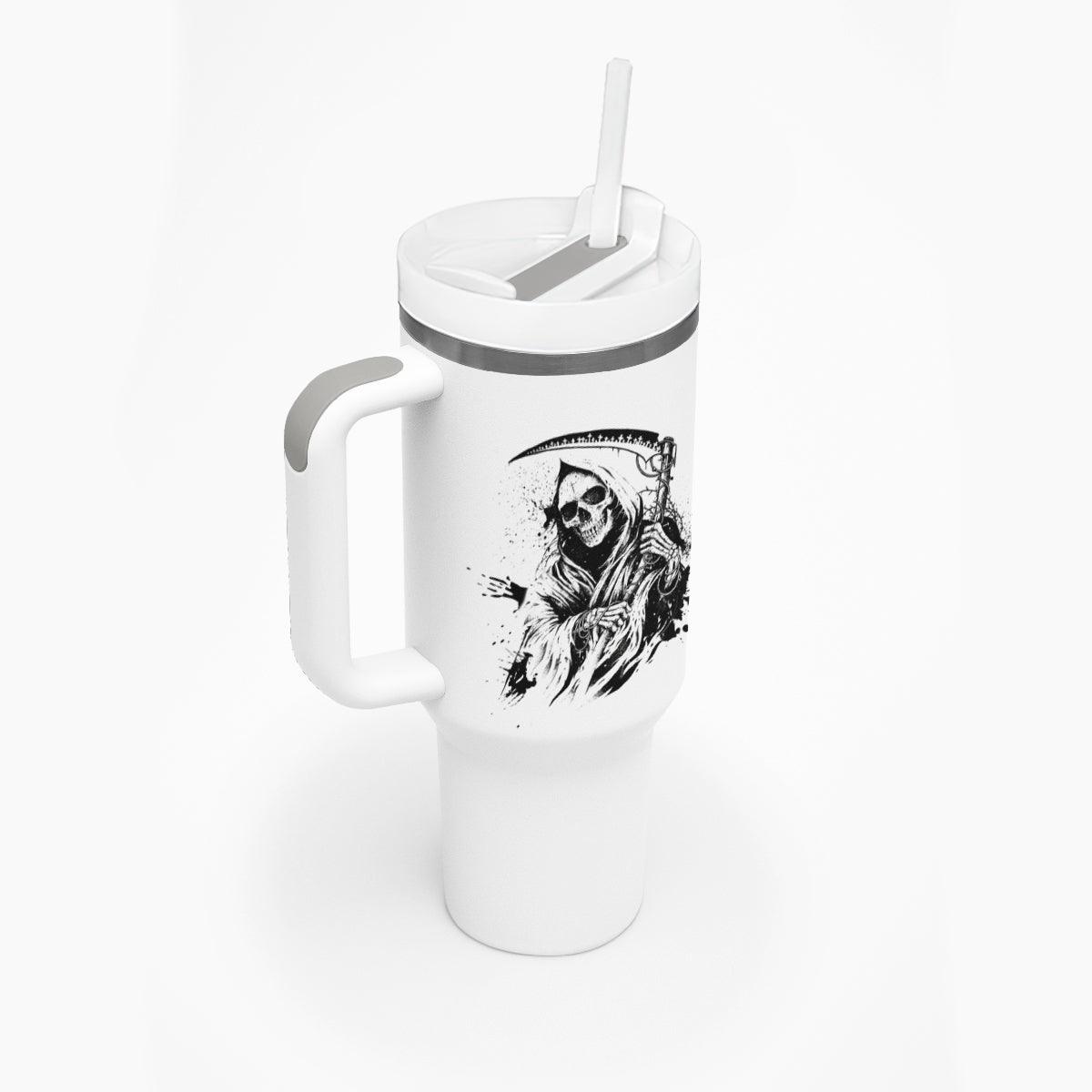 Did I Piss You Off Skull Reaper Tumbler With Handle - Wonder Print Shop