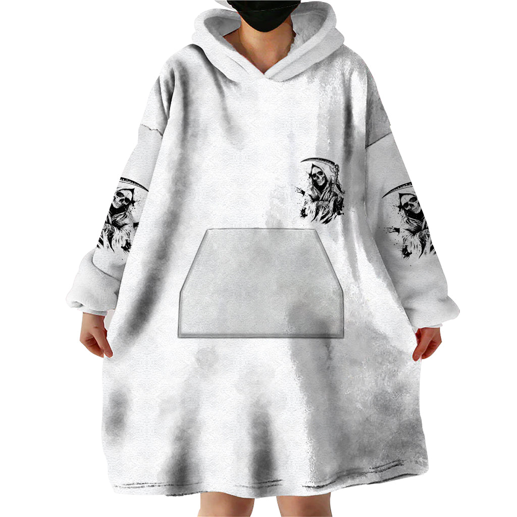 Did I Piss You Off Skull Reaper Wearable Blanket Hoodie - Wonder Print Shop