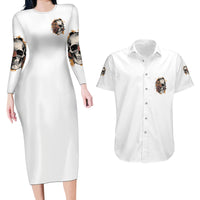 I Don't Have An Attitude Problem Couples Matching Long Sleeve Bodycon Dress and Hawaiian Shirt - Wonder Print Shop