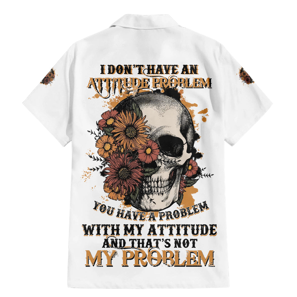 I Don't Have An Attitude Problem Family Matching Mermaid Dress and Hawaiian Shirt - Wonder Print Shop