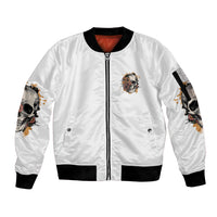 I Don't Have An Attitude Problem Sleeve Zip Bomber Jacket - Wonder Print Shop
