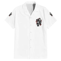 Love Me Like My Demons Do Skull Family Matching Short Sleeve Bodycon Dress and Hawaiian Shirt - Wonder Print Shop