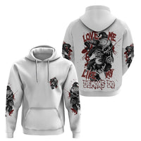 Love Me Like My Demons Do Skull Hoodie - Wonder Print Shop