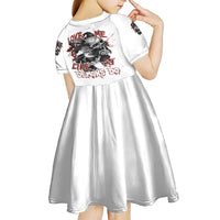 Love Me Like My Demons Do Skull Kid Short Sleeve Dress - Wonder Print Shop
