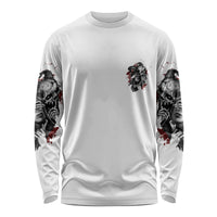 Love Me Like My Demons Do Skull Long Sleeve Shirt - Wonder Print Shop