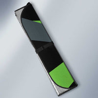 Custom Green Extreme Motocross Auto Sun Shade Dirt Bike Rider Design - Wonder Print Shop