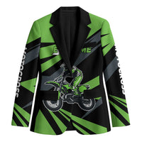 Custom Green Extreme Motocross Blazer Dirt Bike Rider Design - Wonder Print Shop