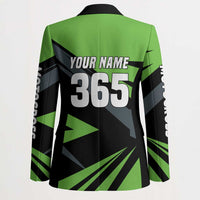 Custom Green Extreme Motocross Blazer Dirt Bike Rider Design - Wonder Print Shop