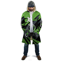 Custom Green Extreme Motocross Cloak Dirt Bike Rider Design - Wonder Print Shop