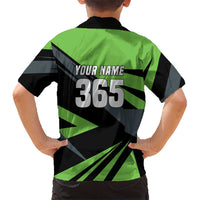 Custom Green Extreme Motocross Hawaiian Shirt Dirt Bike Rider Design - Wonder Print Shop