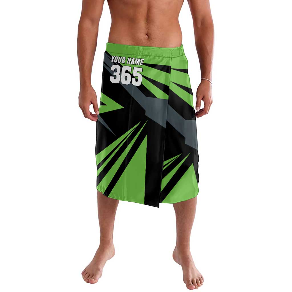 Custom Green Extreme Motocross Lavalava Dirt Bike Rider Design - Wonder Print Shop