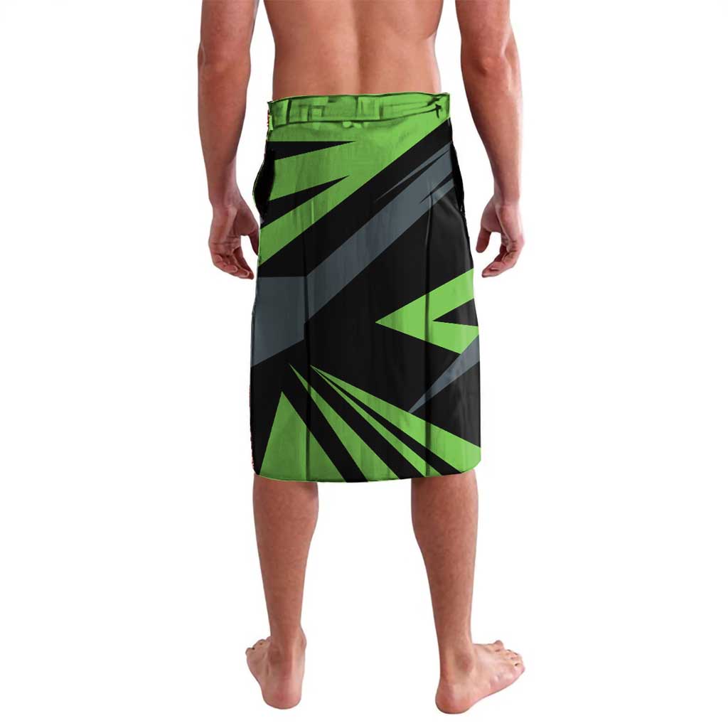 Custom Green Extreme Motocross Lavalava Dirt Bike Rider Design - Wonder Print Shop