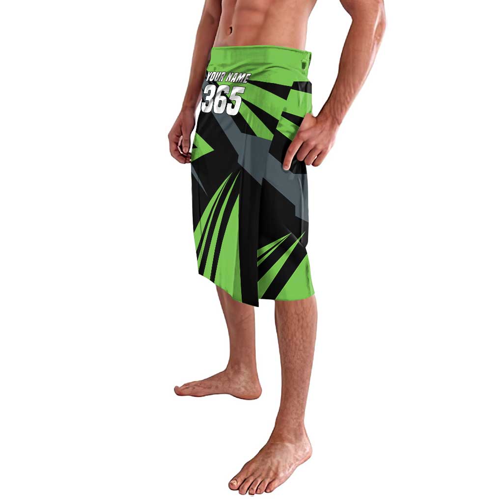 Custom Green Extreme Motocross Lavalava Dirt Bike Rider Design - Wonder Print Shop