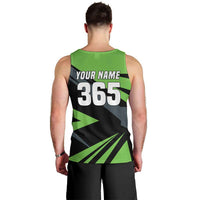Custom Green Extreme Motocross Men Tank Top Dirt Bike Rider Design - Wonder Print Shop