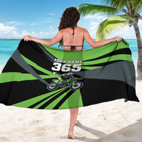 Custom Green Extreme Motocross Sarong Dirt Bike Rider Design - Wonder Print Shop