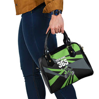 Custom Green Extreme Motocross Shoulder Handbag Dirt Bike Rider Design - Wonder Print Shop