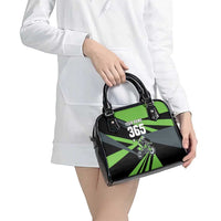 Custom Green Extreme Motocross Shoulder Handbag Dirt Bike Rider Design - Wonder Print Shop