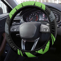 Green Extreme Motocross Steering Wheel Cover Dirt Bike Rider Design - Wonder Print Shop