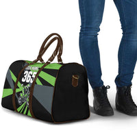 Custom Green Extreme Motocross Travel Bag Dirt Bike Rider Design - Wonder Print Shop