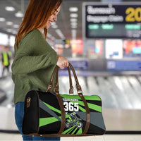 Custom Green Extreme Motocross Travel Bag Dirt Bike Rider Design - Wonder Print Shop