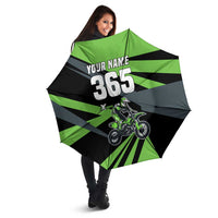 Custom Green Extreme Motocross Umbrella Dirt Bike Rider Design - Wonder Print Shop