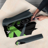 Custom Green Extreme Motocross Umbrella Dirt Bike Rider Design - Wonder Print Shop