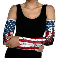 Custom American Flag Motocross Arm Sleeves with Eagle Graphic - Wonder Print Shop