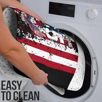 Custom American Flag Motocross Bathroom Set with Eagle Graphic - Wonder Print Shop