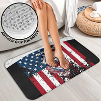 Custom American Flag Motocross Bathroom Set with Eagle Graphic - Wonder Print Shop